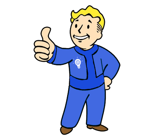 Personagem Dando Joinha