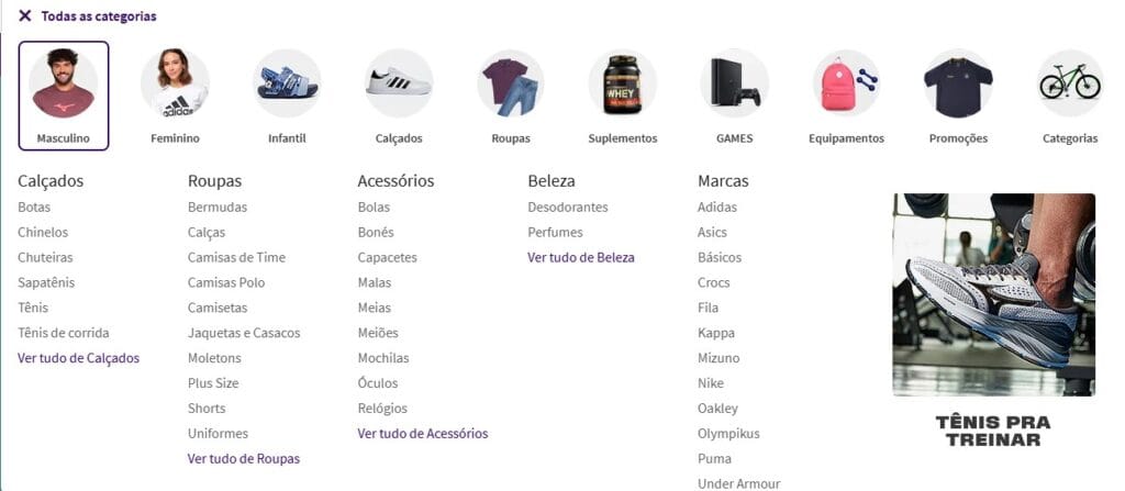 Como ser Afiliado Netshoes - Variedade de Produtos Netshoes