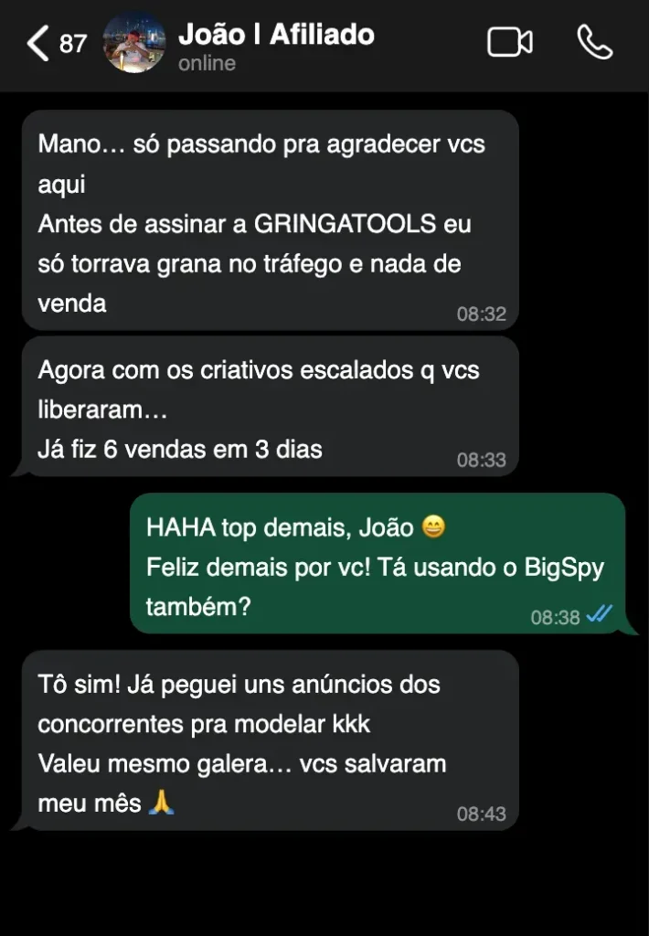 Depoimentos Gringatools (2)