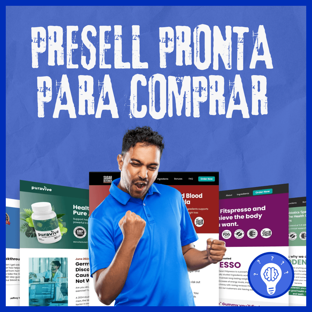 presell pronta para comprar