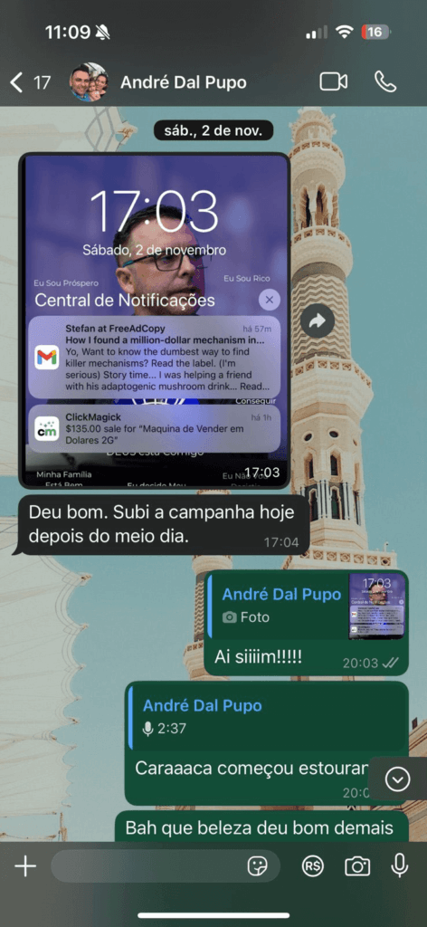 Resultado Aluno Mentoria Escala no Topo Ronaldo Ibrahim